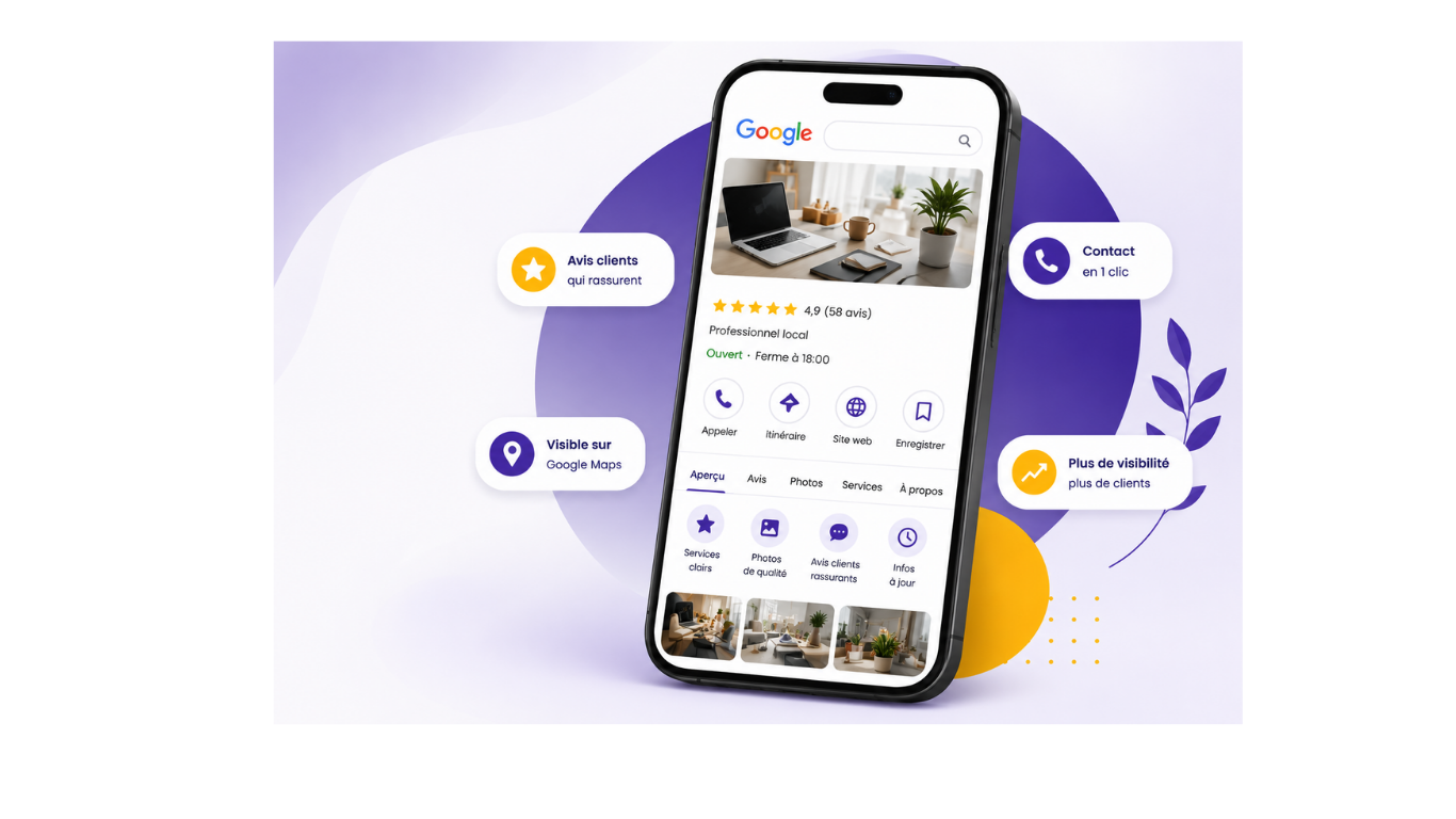 Fiche google sur téléphone : avis clients, plus de visibilité sur Google Maps
